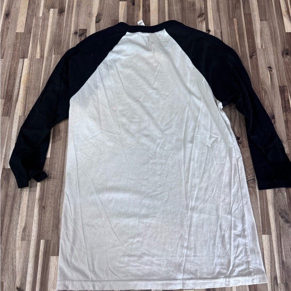 Bella Canvas Black and White Raglan “The Last Revel” - Picture 4 of 4